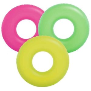 حلقه شنا بادی بزرگ اینتکس کد ۵۹۲۶۲ رنگ فسفری