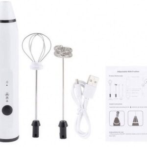 همزن شارژی پرقدرت سه‌سرعته با دو سری مجزا - مشکی Unique Life