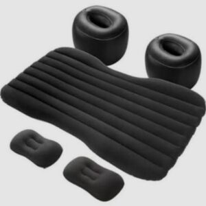 مشخصات کلی وزن تا 2500گرم رنگ کرم, مشکی, نقره ای اقلام همراه 5 تیکه .تشک و جلو پایی صندلی عقب و 2 عدد بالشت به همراه پمپ باد فندکی