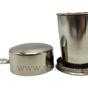 لیوان استیل تاشو مسافرتی سایز بزرگ