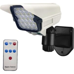 چراغ دیواری خورشیدی سنسور دار طرح دوربین مدل HG2177T