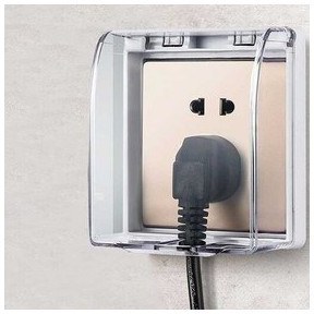 درپوش محافظ پریز برق ضد آب و گرد و خاک مدل HS-86