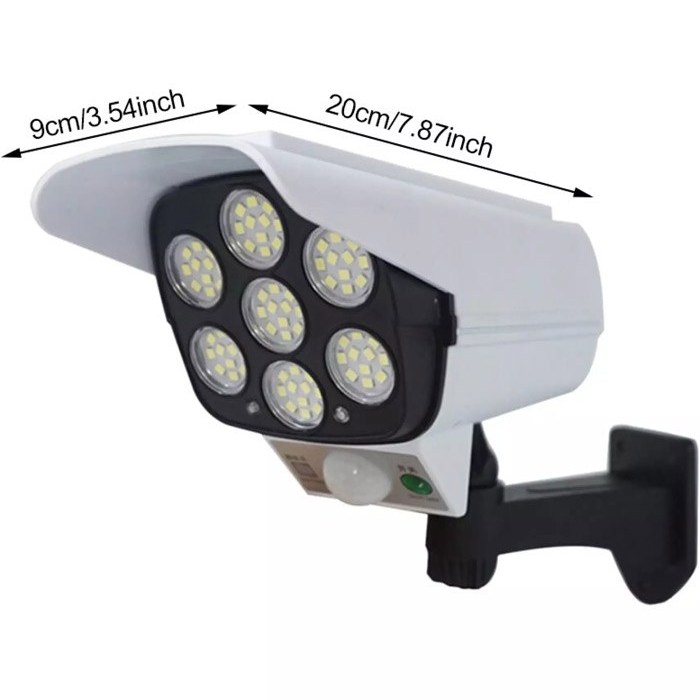 چراغ خورشیدی دوربین KL-2178T رنگ مهتابی - Image 3