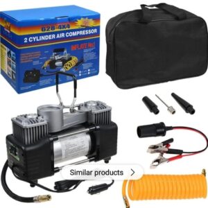 پمپ باد فندکی دو سیلندر خودرو 628-4x4