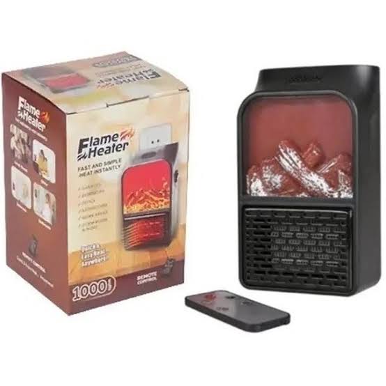 فن هیتر پریزی 1000 وات فلیم طرح شومینه مدل Flam Heater - تصویر 2